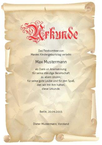 Schöne Urkunden ganz nach eigenen Vorstellungen gestalten Schöne Urkunden ganz nach eigenen Vorstellungen gestalten