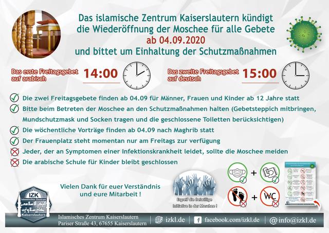 Alternative Standorte für das Freitagsgebet in Kaiserslautern