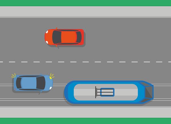 Unter welchen Bedingungen darf man eine Straßenbahn von links überholen? Unter welchen Bedingungen darf man eine Straßenbahn von links überholen?