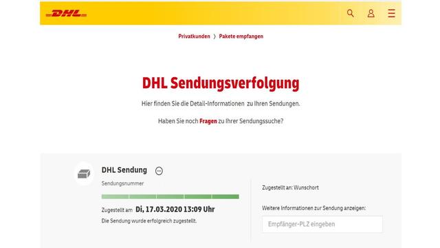 Wann kann ich mit der Zustellung meines DHL-Pakets rechnen? Wann kann ich mit der Zustellung meines DHL-Pakets rechnen?
