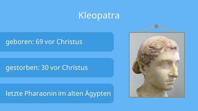 Kleopatras Lebenszeit: Wann war sie präsent?