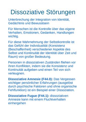 Von der Alltagserfahrung zur dissoziativen Störung: Ursprünge und Entwicklungen