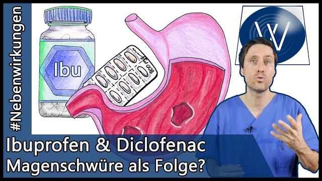 Wie kann man Magenschmerzen aufgrund von Ibuprofen behandeln?