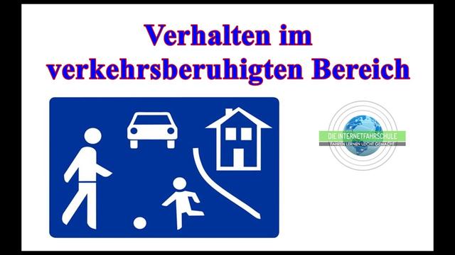 Parken und Verhalten in einem verkehrsberuhigten Bereich Parken und Verhalten in einem verkehrsberuhigten Bereich