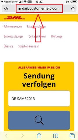 Was tun, wenn man eine DHL Fake-SMS geöffnet hat?