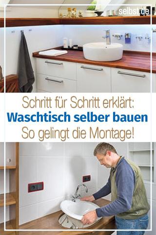 DIY-Projekt: So einfach kannst du einen Waschtisch aus einer Arbeitsplatte bauen DIY-Projekt: So einfach kannst du einen Waschtisch aus einer Arbeitsplatte bauen