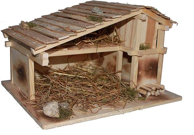 Bauplan und Anleitung für eine individuelle Weihnachtskrippe