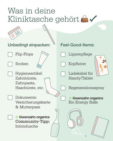 Der optimale Moment, um die Kliniktasche zu packen Der optimale Moment, um die Kliniktasche zu packen
