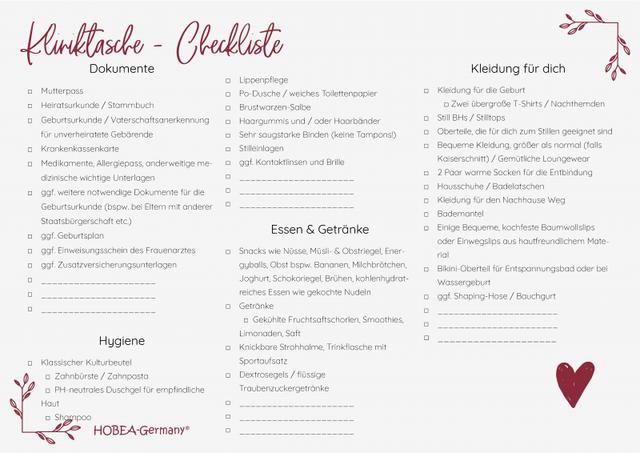 Wann sollte man beginnen, die Kliniktasche zu packen? Wann sollte man beginnen, die Kliniktasche zu packen?