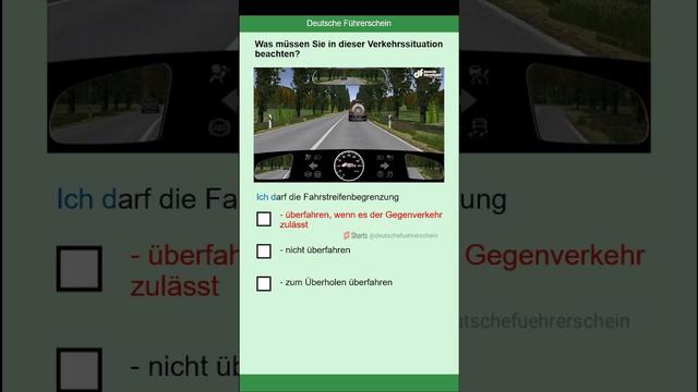Was ist in dieser Verkehrssituation zu beachten?