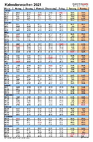 Wie erfolgt die Nummerierung der Kalenderwochen? Ein Blick auf das Jahr 2021 Wie erfolgt die Nummerierung der Kalenderwochen? Ein Blick auf das Jahr 2021